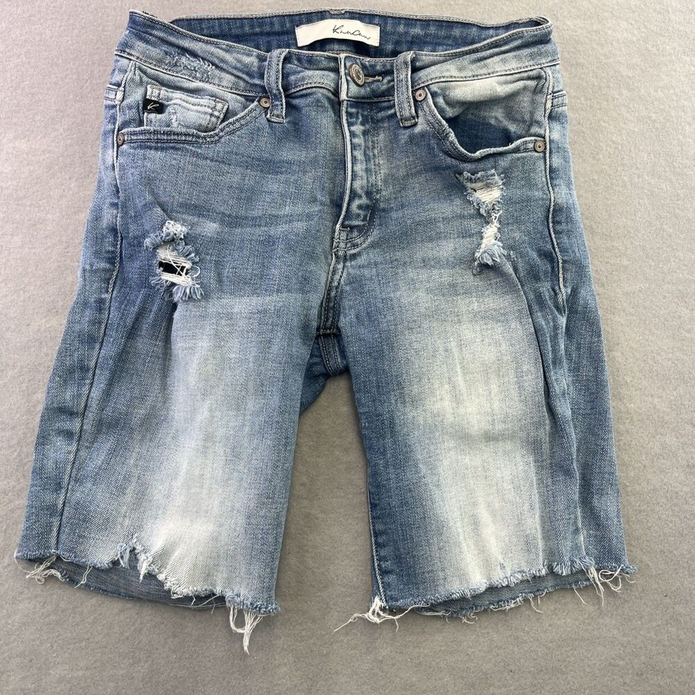 Kancan 27 Distressed 9" Inseam Cut Off Shorts 7 Y2K